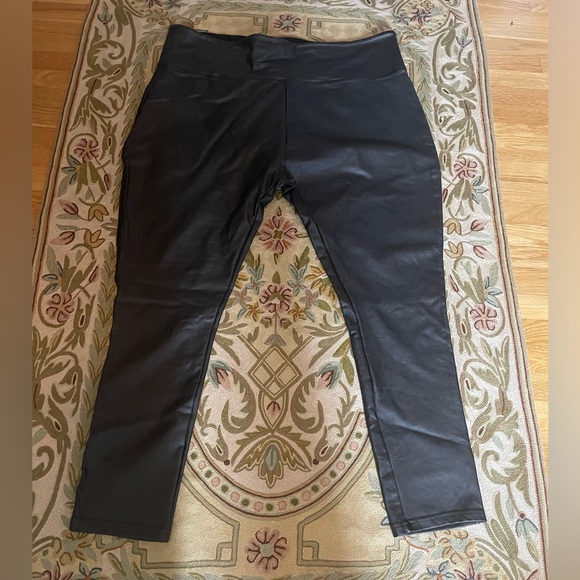 evy's tree Pants - Evy’s Tree Faux Leather (Spanx Look Alike) Leggings, 2X